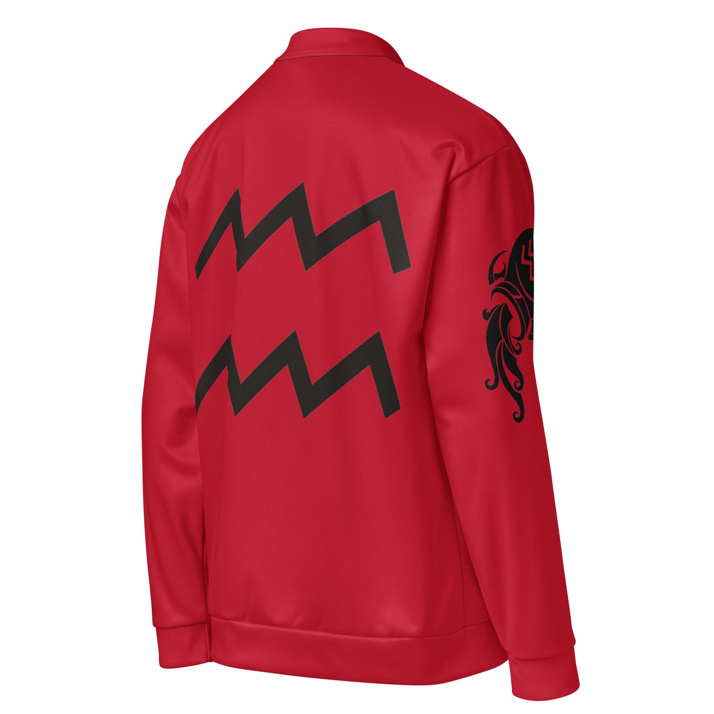 Aquarius Unisex Bomber Jacket - Red