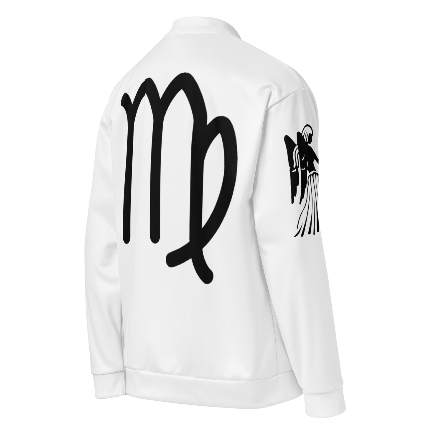 Virgo Unisex Bomber Jacket - White