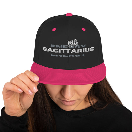 Big Sagittarius Energy Snapback Hat