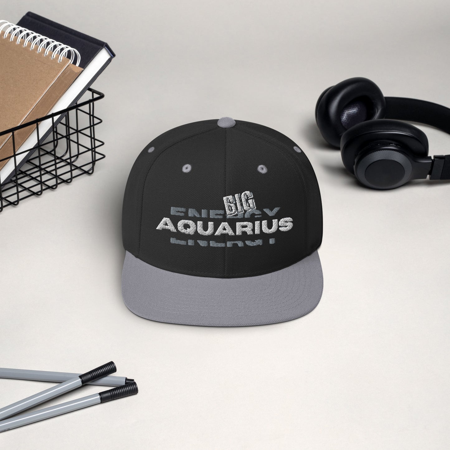 Big Aquarius Energy Snapback Hat