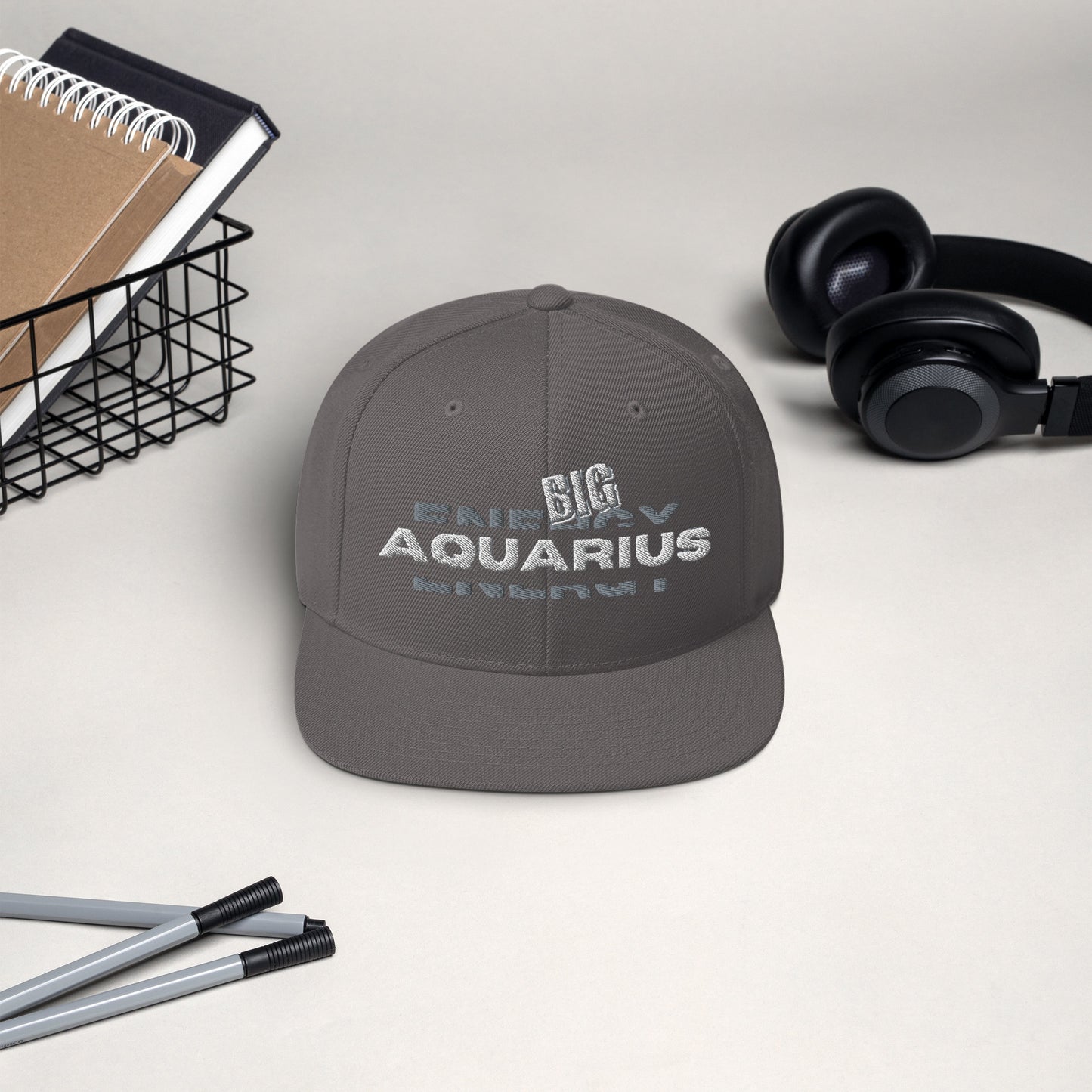 Big Aquarius Energy Snapback Hat