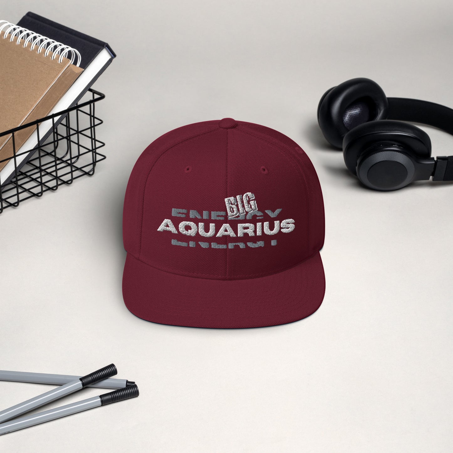 Big Aquarius Energy Snapback Hat