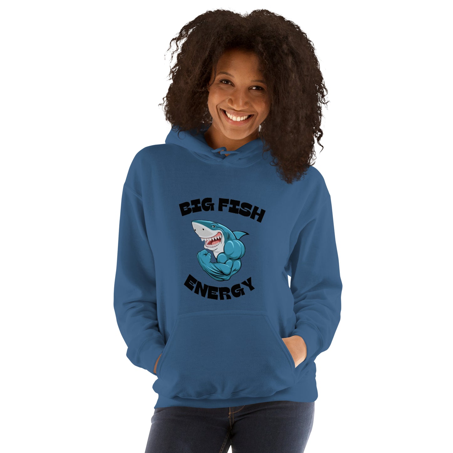 Big Fish Energy Shark Hoodie