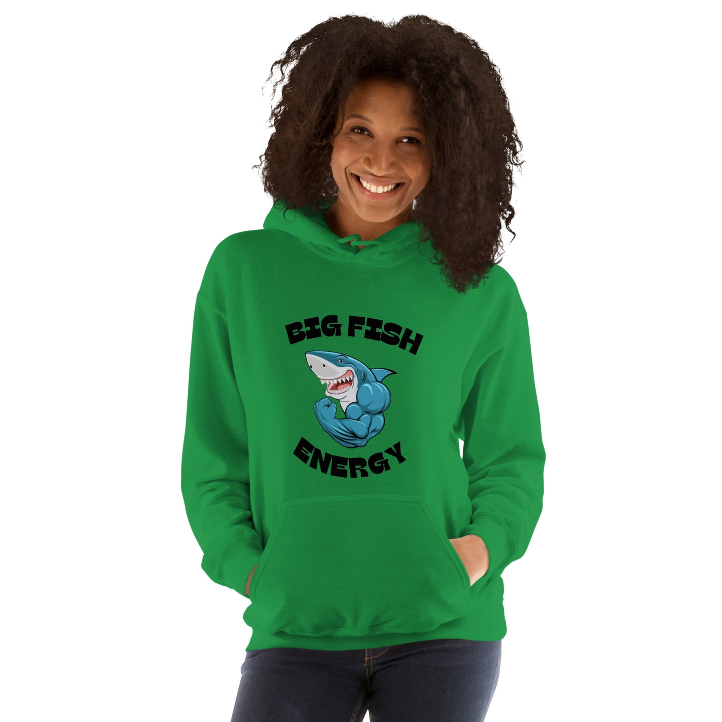 Big Fish Energy Shark Hoodie