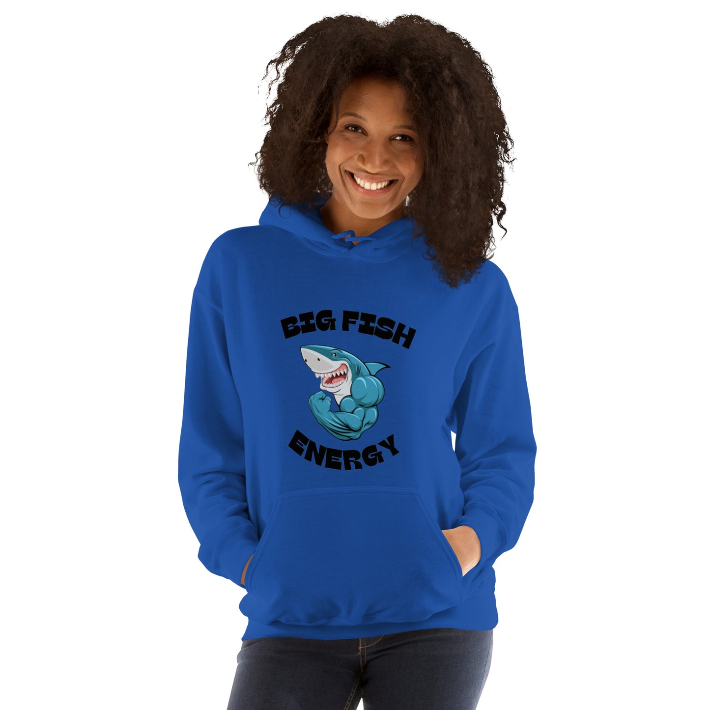 Big Fish Energy Shark Hoodie